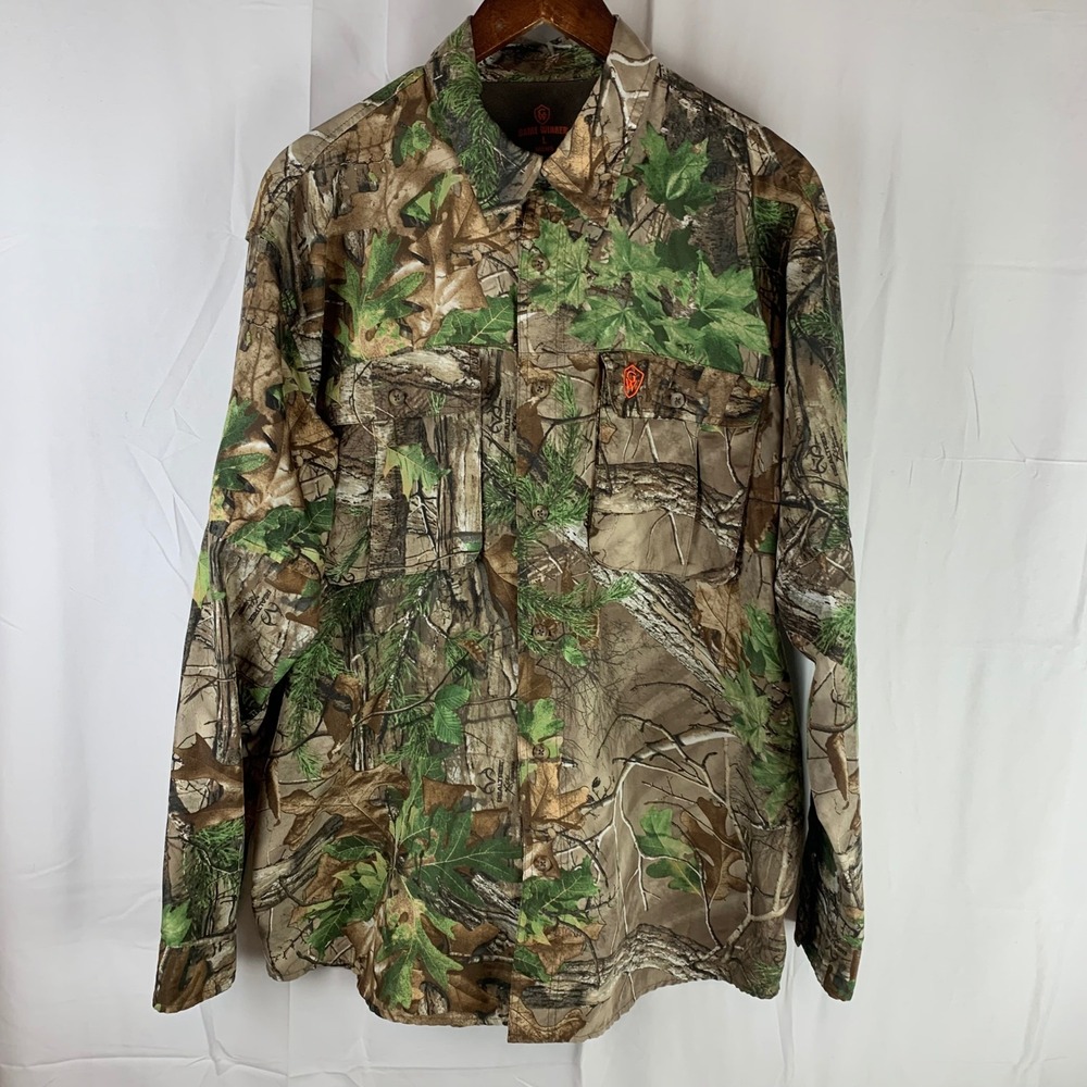 Game Winner Shirt Mens Large Multicolor Realtree Xtra Camo Hunting Lightweight
